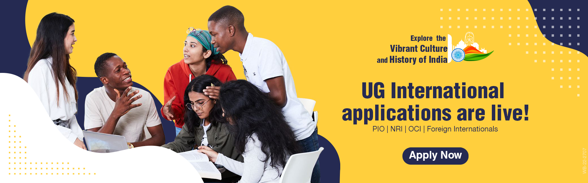 UG International applications are invited